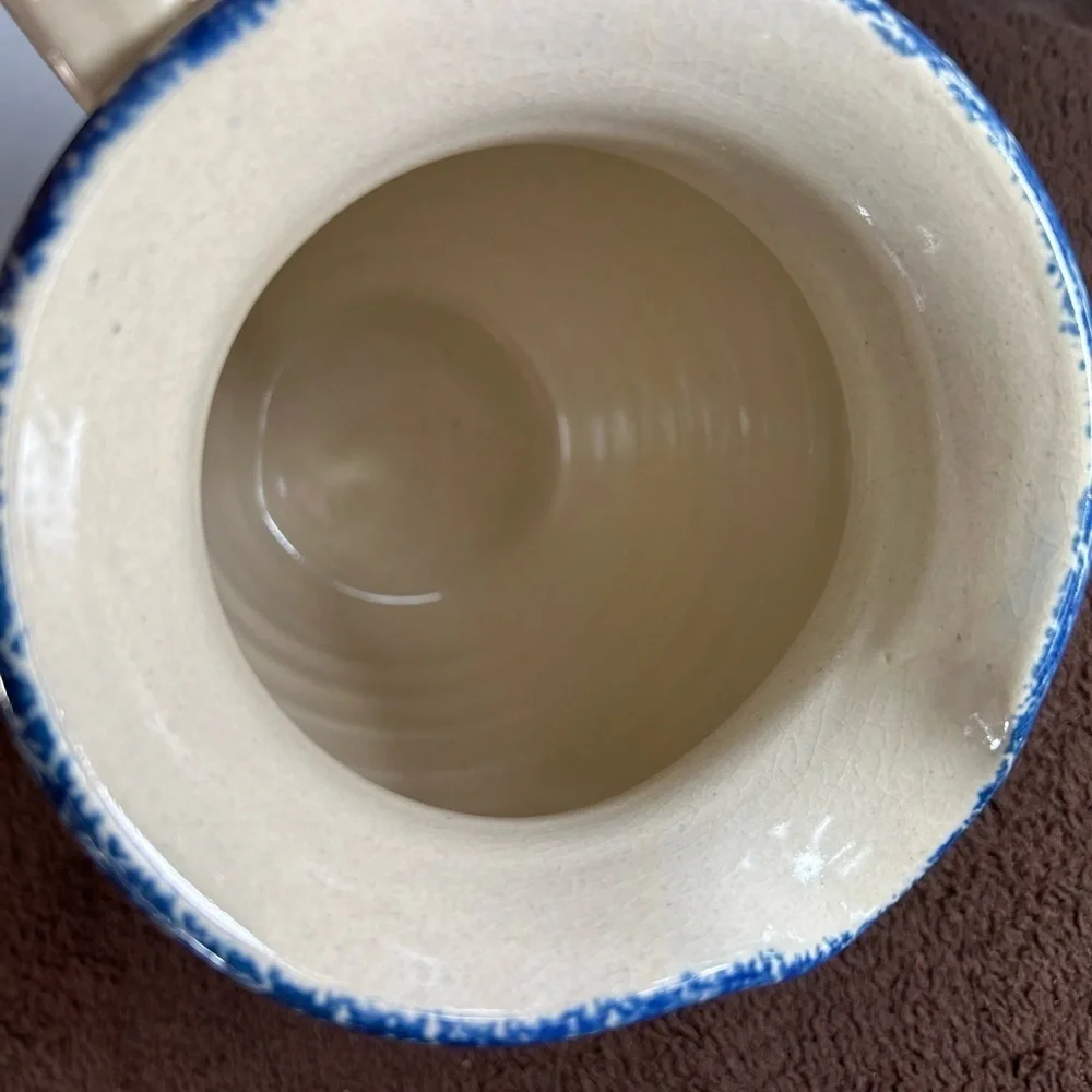 Home and Garden Stoneware hummingbird in heart pitcher 1999 - Picture 8 of 8